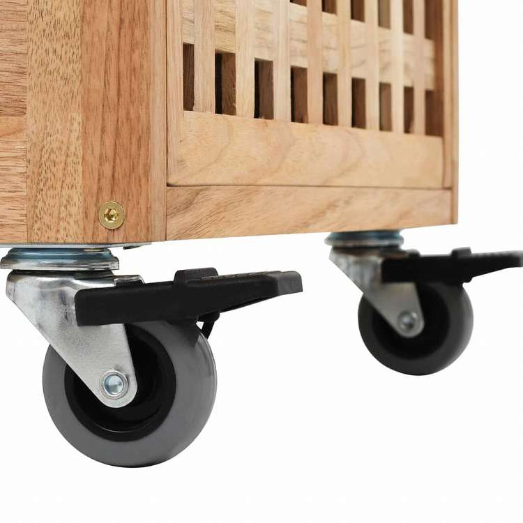 vidaXL バスルームキャビネット 41x41x91cm ウォールナット無垢材家具 キャビネット&収納 収納キャビネット・ロッカー(代引不可)