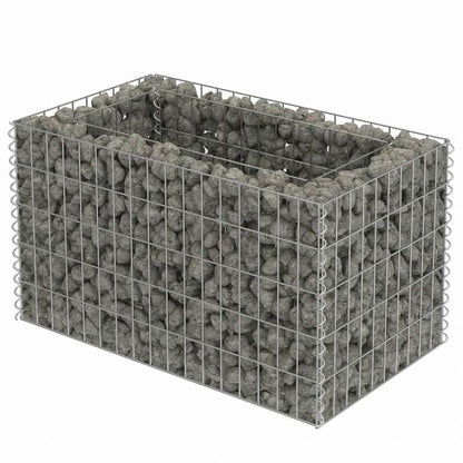 vidaXL カビオン レイズドベッド 亜鉛メッキ鋼製 90x50x50cmホーム&ガーデン 芝&ガーデン ガーデニング 鉢植え・プランター(代引不可)