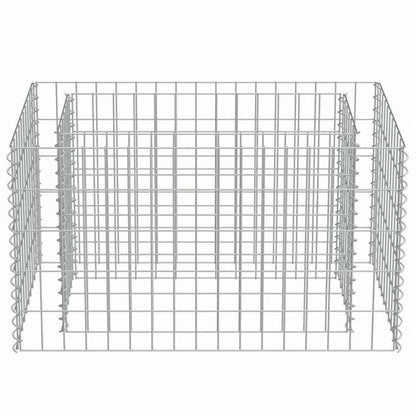 vidaXL カビオン レイズドベッド 亜鉛メッキ鋼製 90x50x50cmホーム&ガーデン 芝&ガーデン ガーデニング 鉢植え・プランター(代引不可)