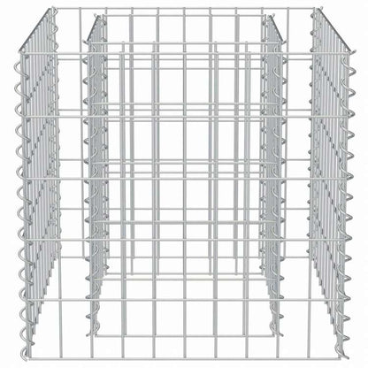 vidaXL カビオン レイズドベッド 亜鉛メッキ鋼製 50x50x50cmホーム&ガーデン 芝&ガーデン ガーデニング 鉢植え・プランター(代引不可)