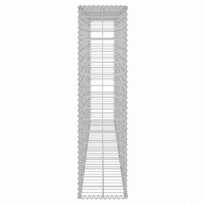 vidaXL ガビオンウォール カバー付き 亜鉛メッキ鋼製 200x20x85cmハードウェア フェンス&バリア フェンスパネル(代引不可)