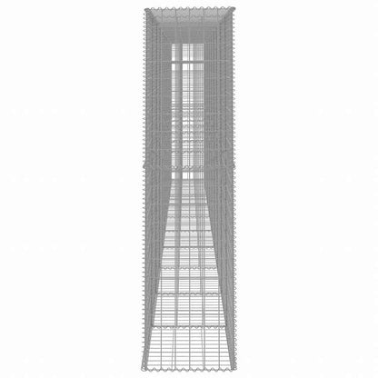 vidaXL カバー ガビオンウォール 亜鉛メッキ鋼製 600x50x200cmハードウェア フェンス&バリア フェンスパネル(代引不可)