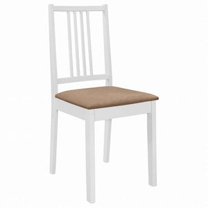 vidaXL ダイニング5点セット MDF材 ホワイト家具 家具セット キッチン・ダイニング 家具 Sets(代引不可)