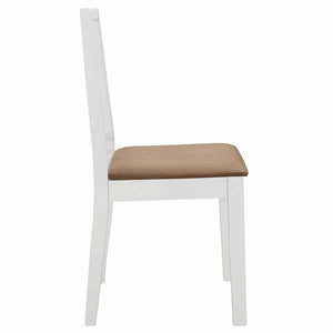vidaXL ダイニング5点セット MDF材 ホワイト家具 家具セット キッチン・ダイニング 家具 Sets(代引不可)