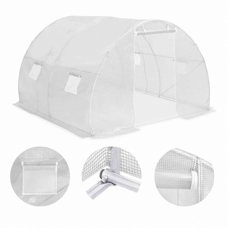 vidaXL 温室 9m2 300x300x200cmホーム&ガーデン 芝&ガーデン ガーデニング グリーンハウス・温室(代引不可)