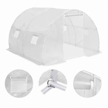 vidaXL 温室 9m2 300x300x200cmホーム&ガーデン 芝&ガーデン ガーデニング グリーンハウス・温室(代引不可)