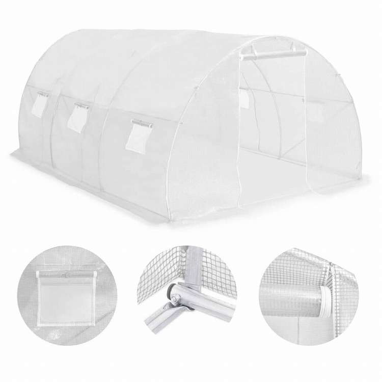 vidaXL 温室 13.5m2 450x300x200cmホーム&ガーデン 芝&ガーデン ガーデニング グリーンハウス・温室(代引不可)