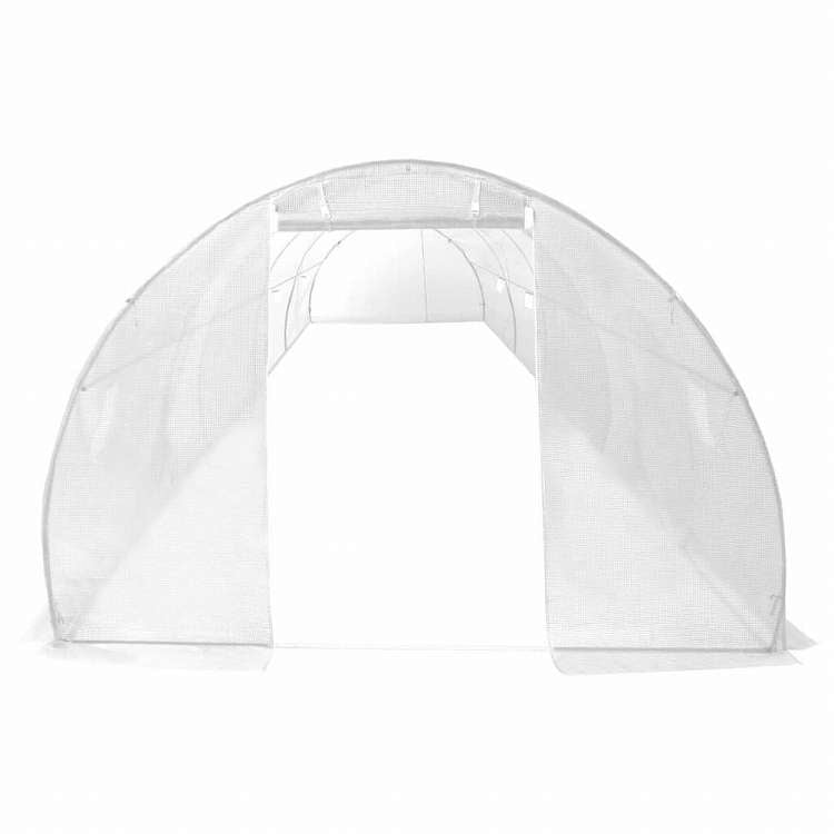 vidaXL 温室 27m2 900x300x200cmホーム&ガーデン 芝&ガーデン ガーデニング グリーンハウス・温室(代引不可)