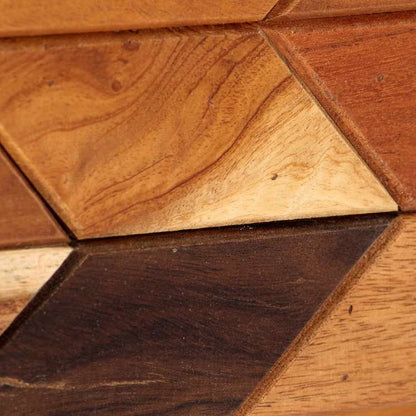 vidaXL ベッドサイドキャビネット 40x30x50 cm 再生無垢材家具 テーブル ベッドサイドテーブル(代引不可)