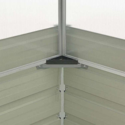 vidaXL 温室 アントラシート 100x100x77cm 亜鉛メッキ鋼製ホーム&ガーデン 芝&ガーデン ガーデニング 鉢植え・プランター(代引不可)