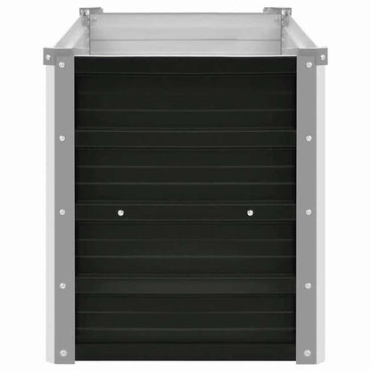 vidaXL レイズドガーデンプランター アントラシート 160x40x45cm 亜鉛メッキ鋼ホーム&ガーデン 芝&ガーデン ガーデニング 鉢植え・プランター(代引不可)