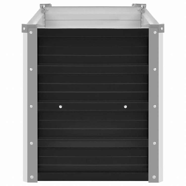 vidaXL レイズドガーデンプランター アントラシート 100x40x45cm 亜鉛メッキ鋼ホーム&ガーデン 芝&ガーデン ガーデニング 鉢植え・プランター(代引不可)