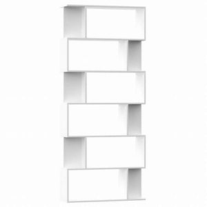 vidaXL オープンラック/間仕切り 白色 80x24x192cm パーティクルボード家具 棚 本棚・オープンラック(代引不可)