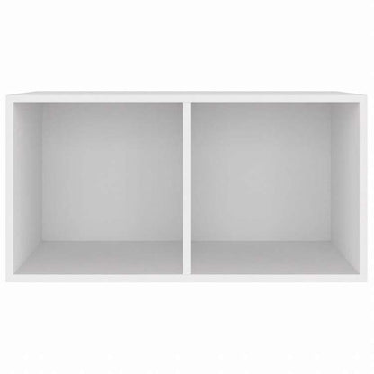 vidaXL レコード収納ボックス ホワイト 71x34x36cm エンジニアリングウッド家具 キャビネット&収納 メディア収納・ラック(代引不可)