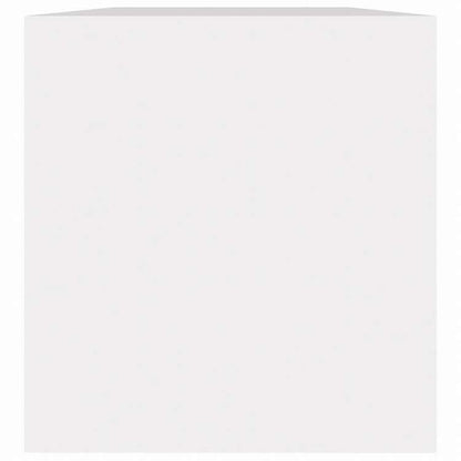 vidaXL レコード収納ボックス ホワイト 71x34x36cm エンジニアリングウッド家具 キャビネット&収納 メディア収納・ラック(代引不可)