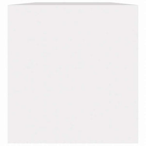 vidaXL レコード収納ボックス ホワイト 71x34x36cm エンジニアリングウッド家具 キャビネット&収納 メディア収納・ラック(代引不可)