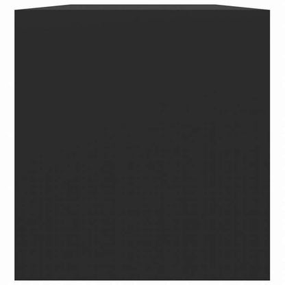 vidaXL レコード収納ボックス ブラック 71x34x36cm エンジニアリングウッド家具 キャビネット&収納 メディア収納・ラック(代引不可)