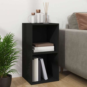 vidaXL レコード収納ボックス ブラック 71x34x36cm エンジニアリングウッド家具 キャビネット&収納 メディア収納・ラック(代引不可)