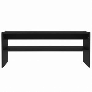 vidaXL コーヒーテーブル 黒色 100x40x40cm パーティクルボード家具 テーブル アクセントテーブル コーヒーテーブル(代引不可)