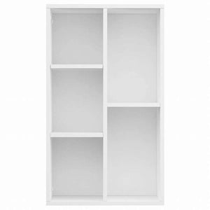vidaXL ブックキャビネット/サイドボード ホワイト 50x25x80 cm エンジニアリングウッド家具 棚 本棚・オープンラック(代引不可)
