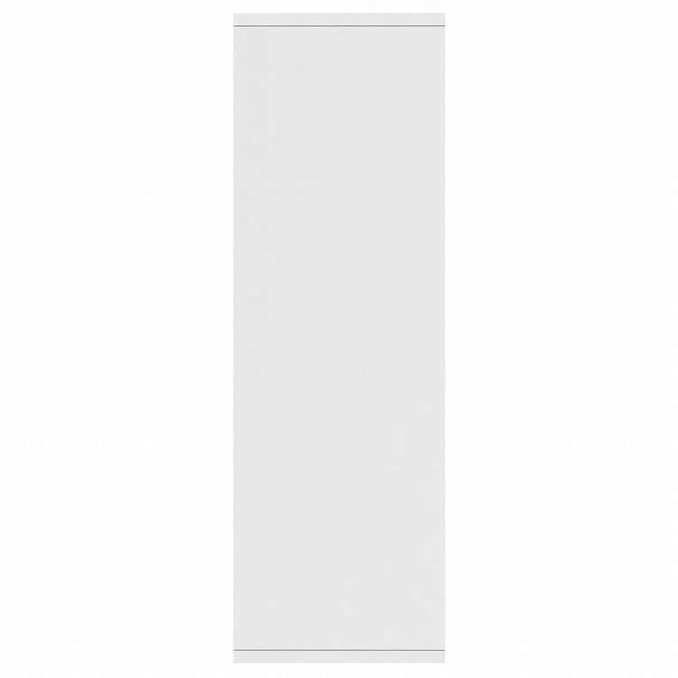 vidaXL ブックキャビネット/サイドボード ホワイト 50x25x80 cm エンジニアリングウッド家具 棚 本棚・オープンラック(代引不可)