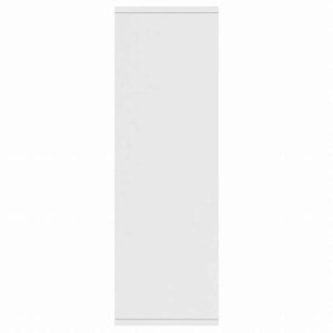 vidaXL ブックキャビネット/サイドボード ホワイト 50x25x80 cm エンジニアリングウッド家具 棚 本棚・オープンラック(代引不可)