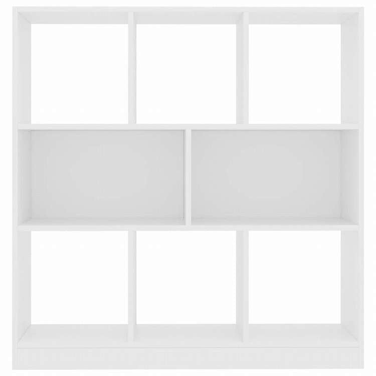 vidaXL ブックキャビネット ホワイト 97.5x29.5x100cm エンジニアリングウッド家具 棚 本棚・オープンラック(代引不可)