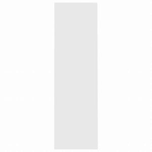vidaXL ブックキャビネット ホワイト 97.5x29.5x100cm エンジニアリングウッド家具 棚 本棚・オープンラック(代引不可)