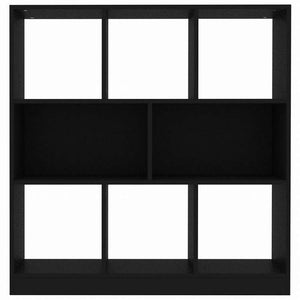 vidaXL ブックキャビネット ブラック 97.5x29.5x100cm エンジニアリングウッド家具 棚 本棚・オープンラック(代引不可)