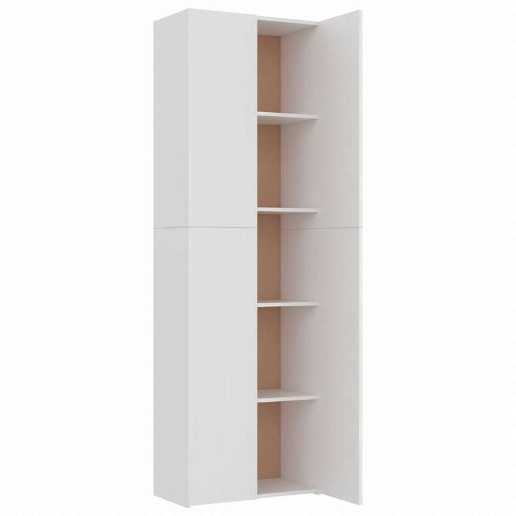 vidaXL オフィスキャビネット ホワイト 60x32x190cm エンジニアリングウッド家具 キャビネット&収納 ファイル棚(代引不可)