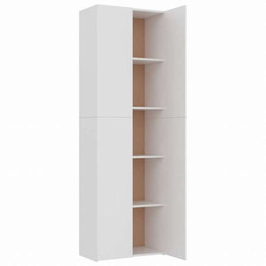 vidaXL オフィスキャビネット ホワイト 60x32x190cm エンジニアリングウッド家具 キャビネット&収納 ファイル棚(代引不可)