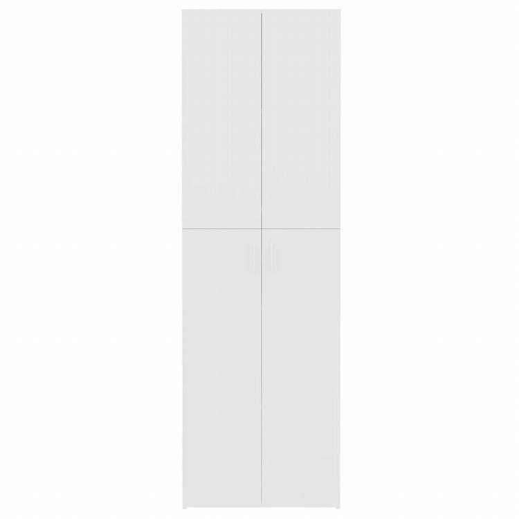 vidaXL オフィスキャビネット ホワイト 60x32x190cm エンジニアリングウッド家具 キャビネット&収納 ファイル棚(代引不可)