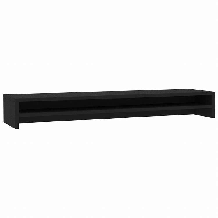vidaXL モニタースタンド ブラック 100x24x13cm エンジニアリングウッド電子機器 ビデオ ビデオアクセサリ テレビ部品・アクセサリ TV・モニターマウント(代引不可)