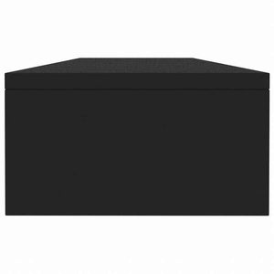 vidaXL モニタースタンド ブラック 100x24x13cm エンジニアリングウッド電子機器 ビデオ ビデオアクセサリ テレビ部品・アクセサリ TV・モニターマウント(代引不可)