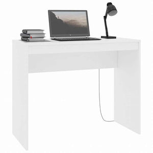 vidaXL デスク ホワイト 90x40x72cm エンジニアリングウッド家具 オフィス家具 デスク(代引不可)