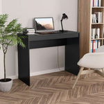 vidaXL デスク ブラック 90x40x72cm エンジニアリングウッド家具 オフィス家具 デスク(代引不可)