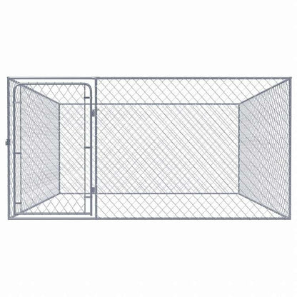 vidaXL 屋外用犬小屋 亜鉛メッキ鋼製 2x2x1mAnimals & Pet Supplies ペット用品 犬用品 犬小屋・ドッグラン(代引不可)