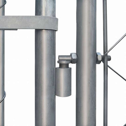 vidaXL 屋外用犬小屋 亜鉛メッキ鋼製 2x2x1mAnimals & Pet Supplies ペット用品 犬用品 犬小屋・ドッグラン(代引不可)