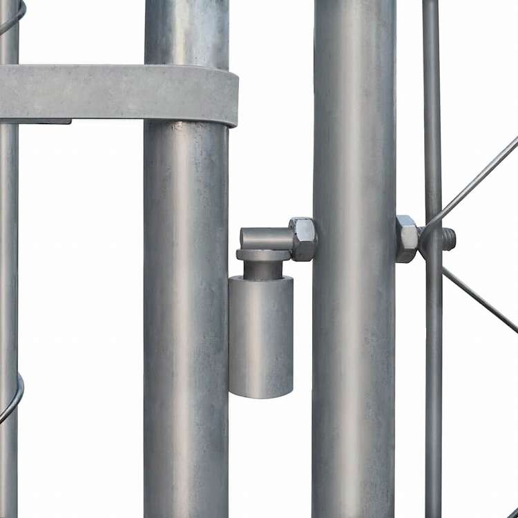 vidaXL 屋外用犬小屋 亜鉛メッキ鋼製 4x4x1mAnimals & Pet Supplies ペット用品 犬用品 犬小屋・ドッグラン(代引不可)