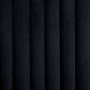 vidaXL ダイニングチェア 4点 ブラック ベルベット製家具 チェア キッチン・ダイニングルームチェア(代引不可)