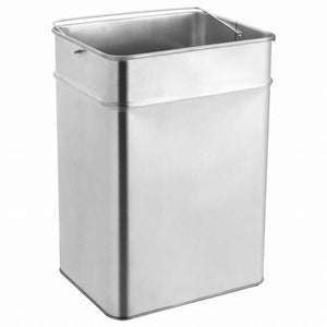vidaXL ホテル用灰皿付ごみ箱 45 L スチール製 ブラックホーム&ガーデン 家事用品 ごみ入れ ごみ箱(代引不可)