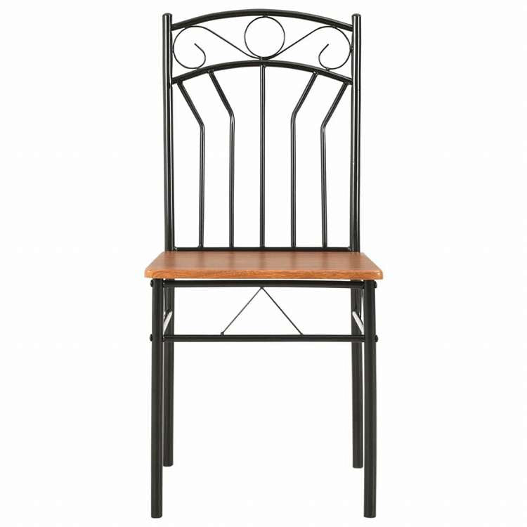vidaXL ダイニングチェア 4点 ブラウン MDF材製家具 チェア キッチン・ダイニングルームチェア(代引不可)