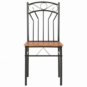 vidaXL ダイニングチェア 4点 ブラウン MDF材製家具 チェア キッチン・ダイニングルームチェア(代引不可)