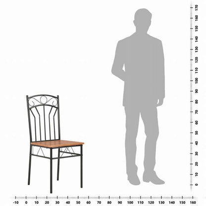 vidaXL ダイニングチェア 4点 ブラウン MDF材製家具 チェア キッチン・ダイニングルームチェア(代引不可)