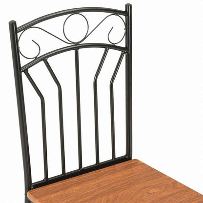 vidaXL ダイニングチェア 2点 ブラウン MDF材製家具 チェア キッチン・ダイニングルームチェア(代引不可)