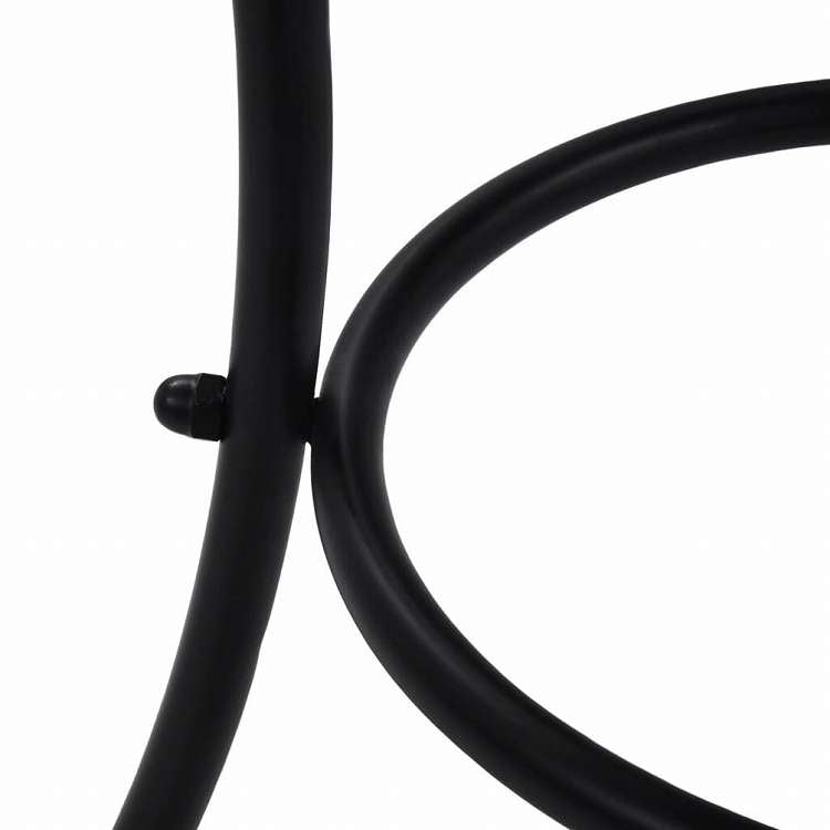 vidaXL モザイクビストロテーブル ブラック&ホワイト 60cm セラミック製家具 アウトドア家具 アウトドアテーブル(代引不可)