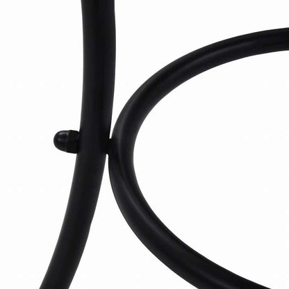 vidaXL モザイクビストロテーブル ブラック&ホワイト 60cm セラミック製家具 アウトドア家具 アウトドアテーブル(代引不可)