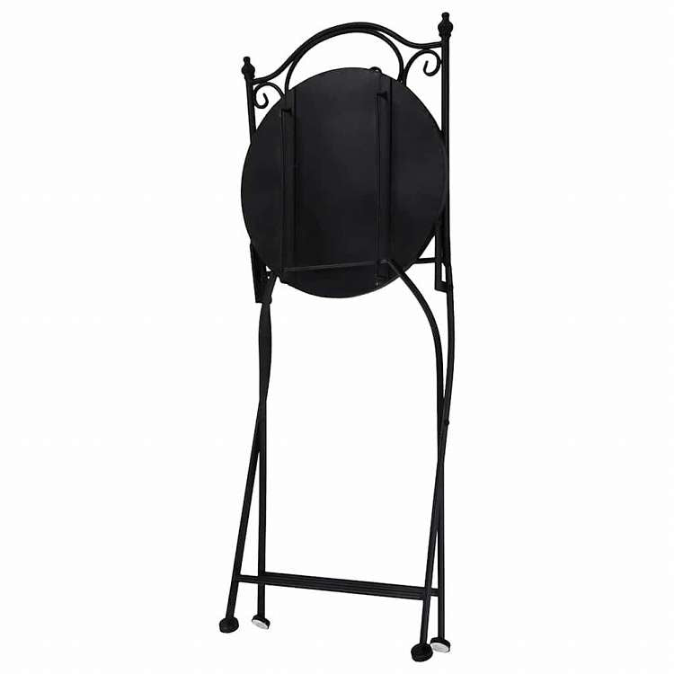 vidaXL モザイクビストロチェア 2点 ブラウン セラミック製家具 アウトドア家具 屋外椅子 アウトドアベンチチェア(代引不可)