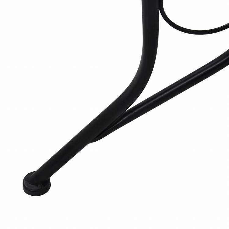 vidaXL モザイクビストロテーブル 60cm セラミック製 グレー家具 アウトドア家具 アウトドアテーブル(代引不可)