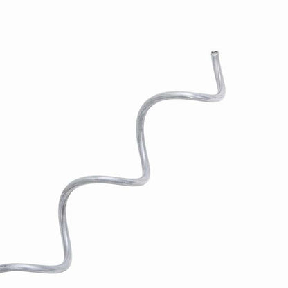 vidaXL ガビオンスパイラル 24点セット 亜鉛メッキ鋼製 100cmハードウェア フェンス&バリア フェンス・ゲートアクセサリ(代引不可)